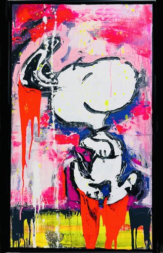 Snoopy Beyond the Lines von Antoni Dragan, Malerei kaufen auf Singulart