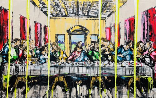 The Last Supper Light Revelation 2 van Antoni Dragan, Schilderij te koop op Singulart