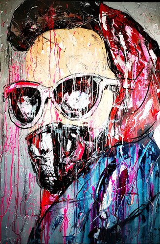 once in 2020... STAY HOME! (framed) di Antoni Dragan, Pittura in vendita su Singulart