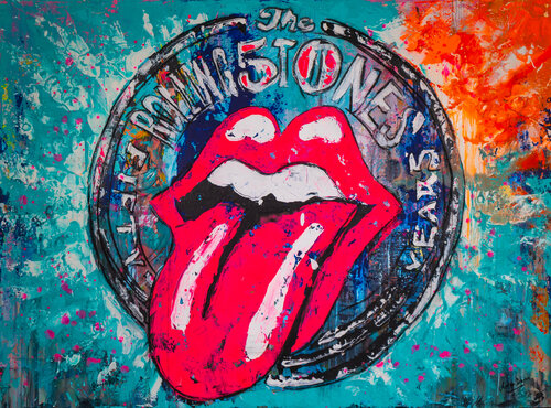 Rolling Stones enorme di Antoni Dragan, Pittura in vendita su Singulart