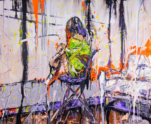 Melancholia (framed) di Antoni Dragan, Pittura in vendita su Singulart