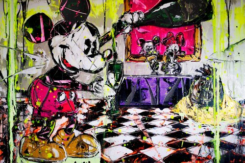 High life (framed) di Antoni Dragan, Pittura in vendita su Singulart