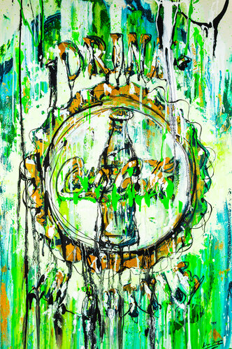 Coke (framed) von Antoni Dragan, Malerei kaufen auf Singulart