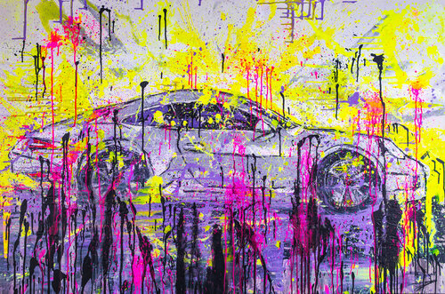 Porsche di Antoni Dragan, Pittura in vendita su Singulart