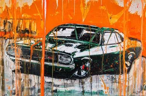 Vintage Muscle di Antoni Dragan, Pittura in vendita su Singulart