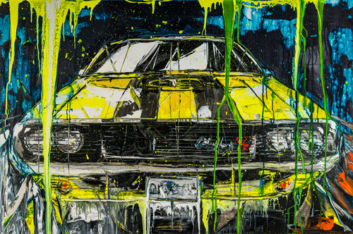 Scull Pistons di Antoni Dragan, Pittura in vendita su Singulart