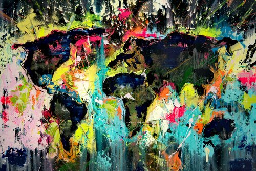 Popart World di Antoni Dragan, Pittura in vendita su Singulart