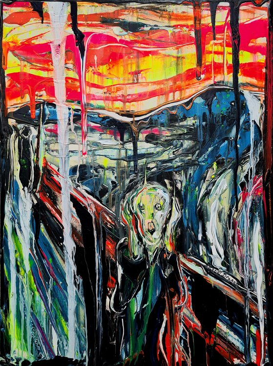 The melting scream then and now Antoni Dragan