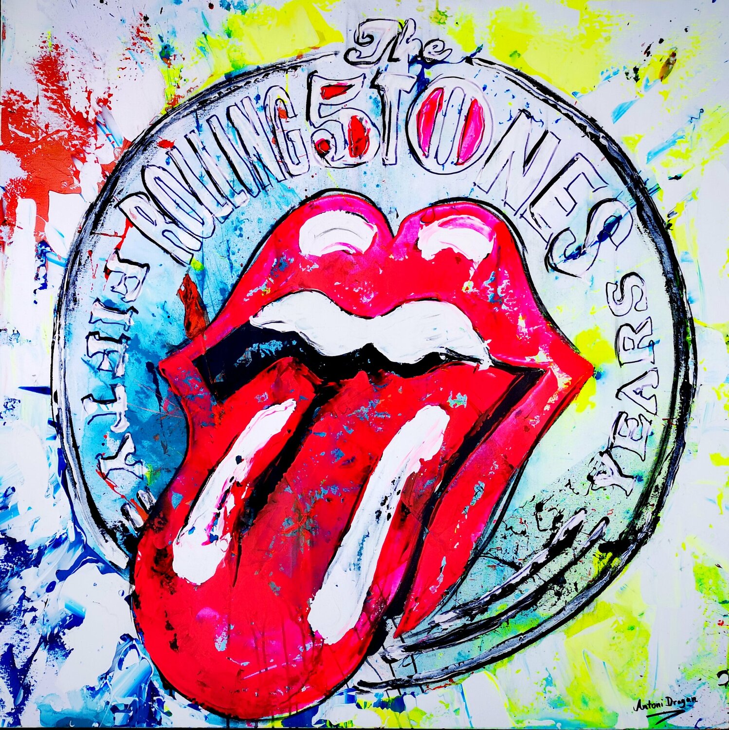 The Rolling Stones (framed) Antoni Dragan