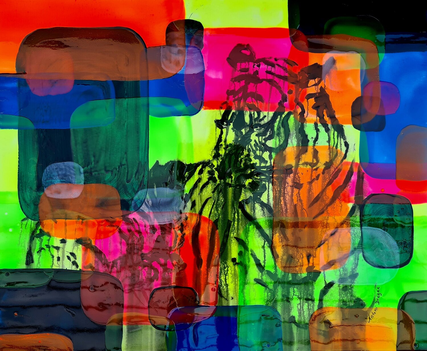 Abstract Tiger Antoni Dragan