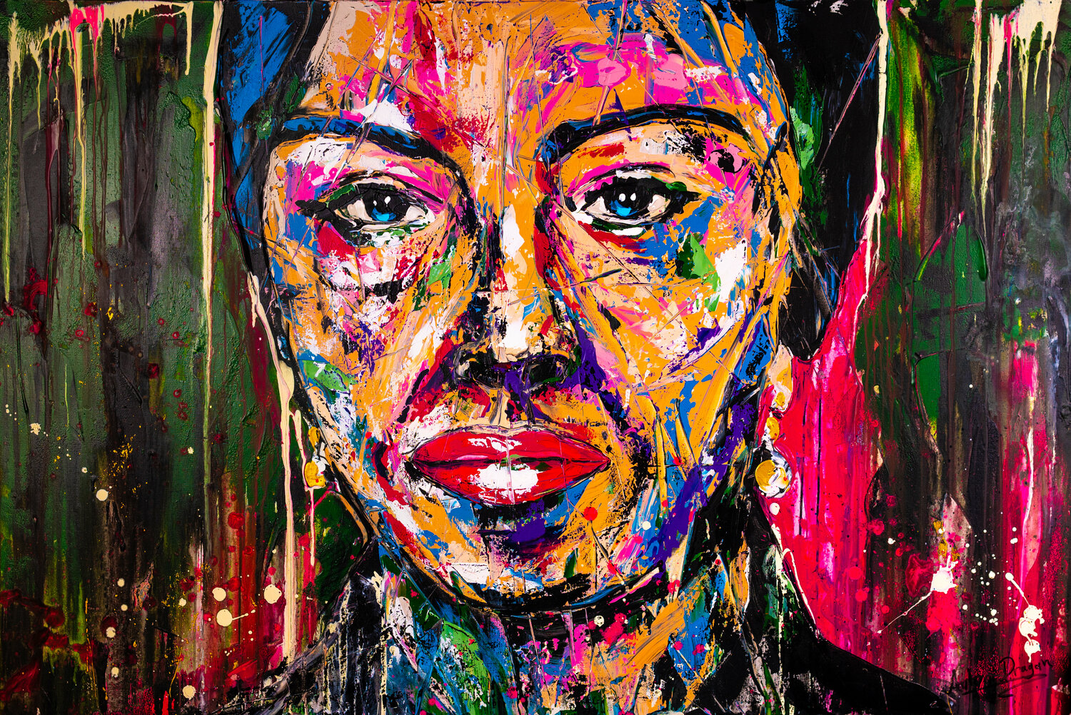 Madonna (framed) Antoni Dragan