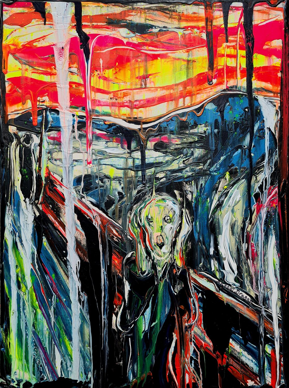 The melting scream then and now Antoni Dragan