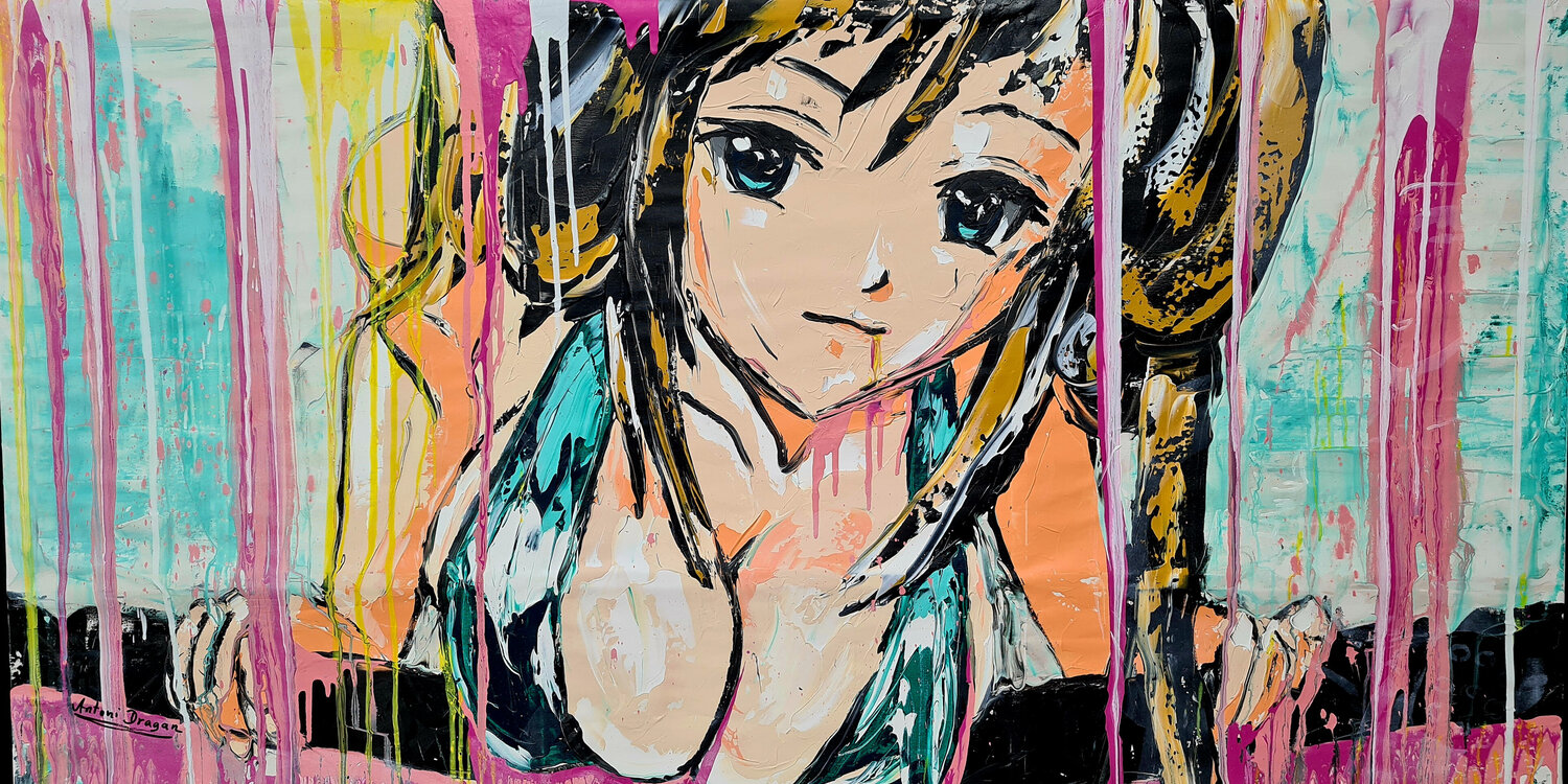 Anime limited edition print Antoni Dragan