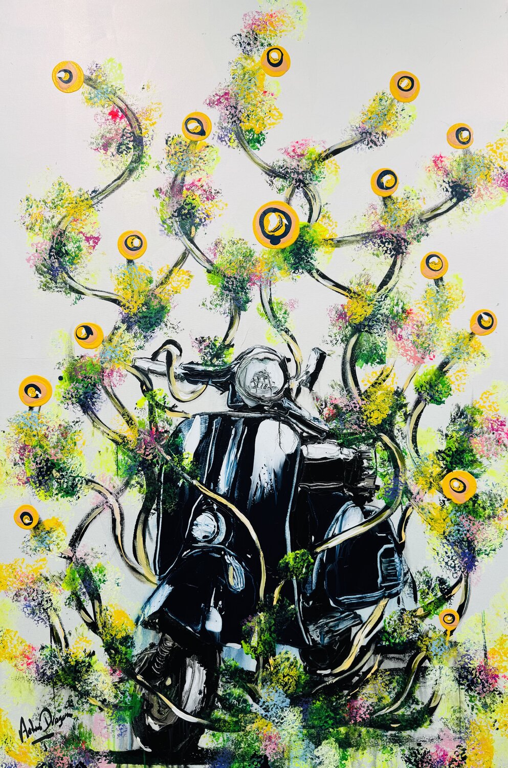 Vespa in Bloom Antoni Dragan
