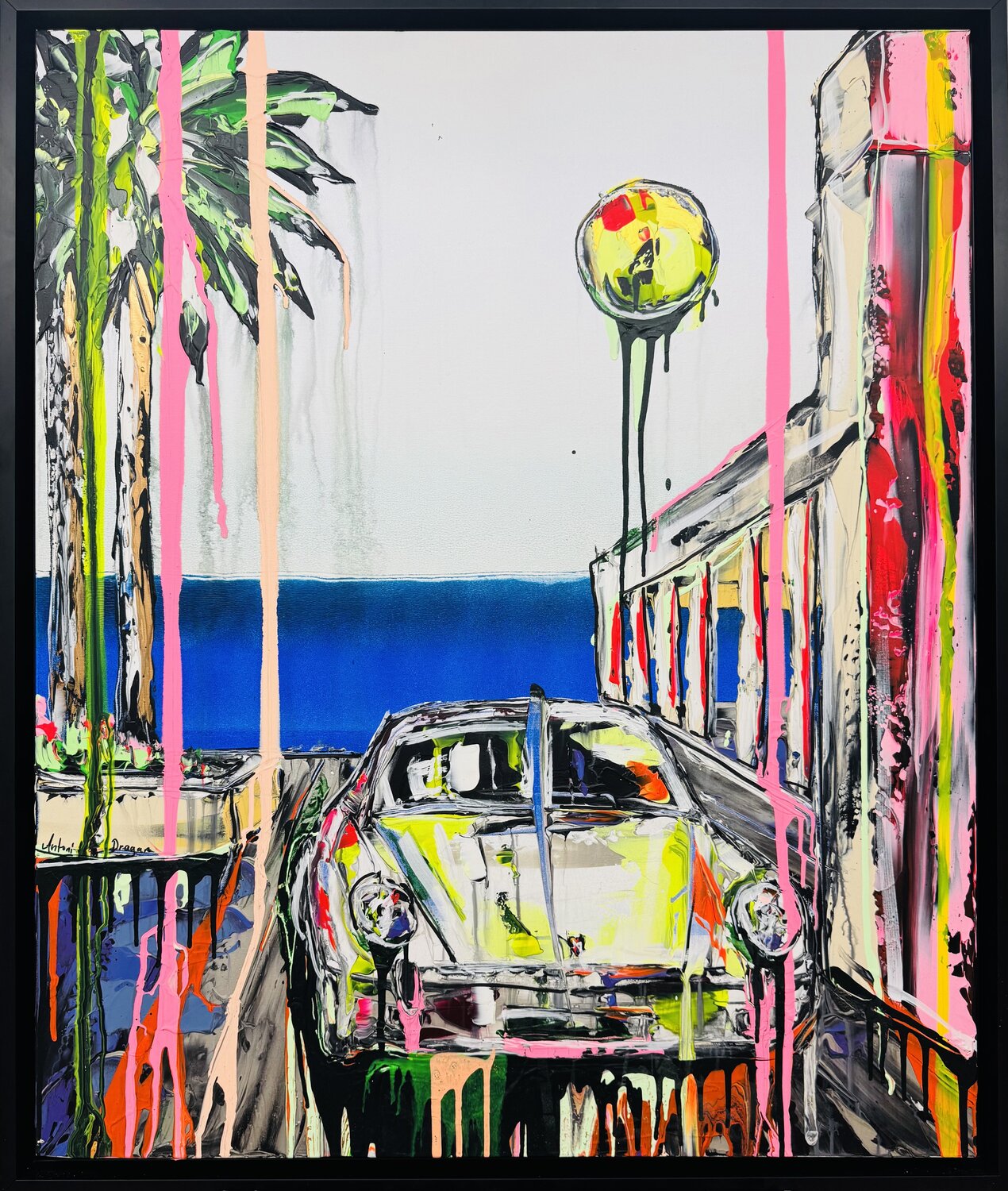 Coastal Porsche Dream Antoni Dragan Pintura original en venta