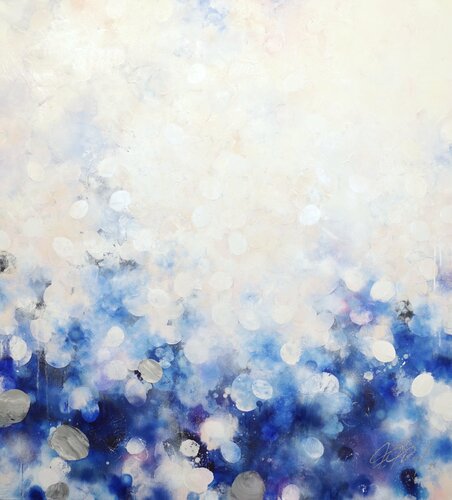 Fleur Blanche par Frederic Paul, Peinture en vente sur Singulart