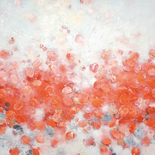 Red Tulips Field van Frederic Paul, Schilderij te koop op Singulart