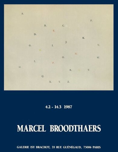 Expo 87 - Galerie Isy Brachot by Marcel Broodthaers, Print for Sale on Singulart