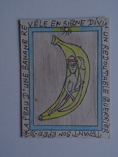 Banana par Frédéric Bruly Bouabré, Œuvre sur papier en vente sur Singulart