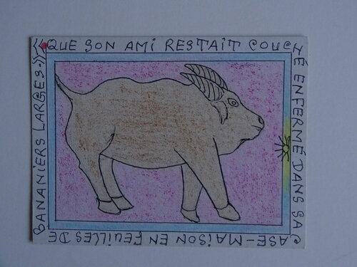 Animal by Frédéric Bruly Bouabré, Work on Paper for Sale on Singulart