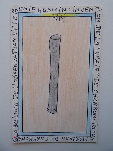 La Science de L´Observation par Frédéric Bruly Bouabré, Œuvre sur papier en vente sur Singulart