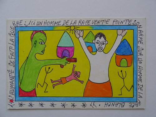 War by Frédéric Bruly Bouabré, Work on Paper for Sale on Singulart