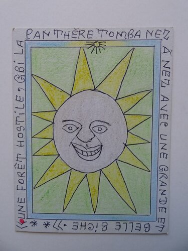 The Sun by Frédéric Bruly Bouabré, Work on Paper for Sale on Singulart