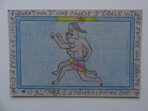 Course by Frédéric Bruly Bouabré, Work on Paper for Sale on Singulart