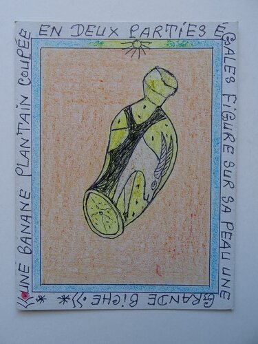 Banane by Frédéric Bruly Bouabré, Work on Paper for Sale on Singulart