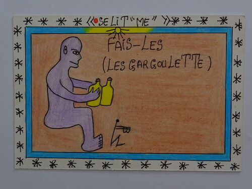 Les Gargoulette by Frédéric Bruly Bouabré, Work on Paper for Sale on Singulart
