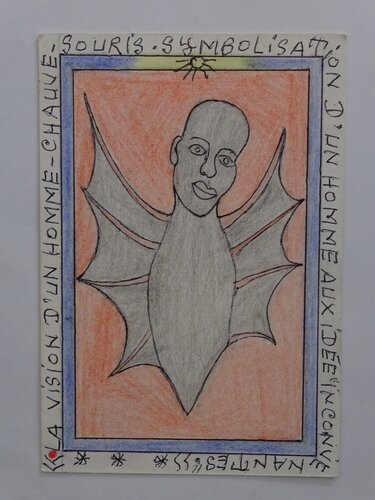 Vision by Frédéric Bruly Bouabré, Work on Paper for Sale on Singulart