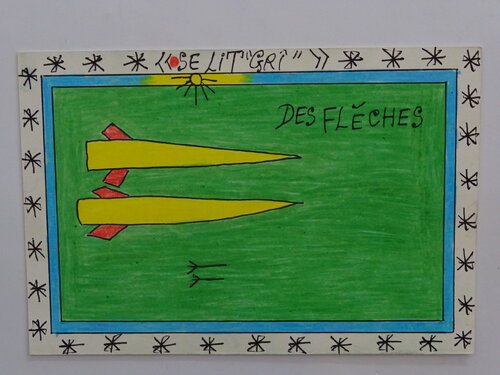 Des Fleches by Frédéric Bruly Bouabré, Work on Paper for Sale on Singulart