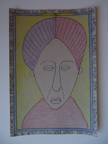 Composition. by Frédéric Bruly Bouabré, Work on Paper for Sale on Singulart