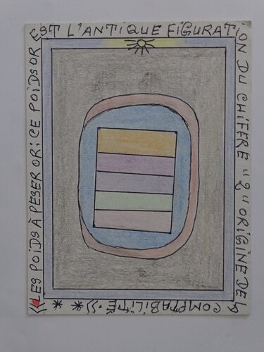 Figuration by Frédéric Bruly Bouabré, Work on Paper for Sale on Singulart