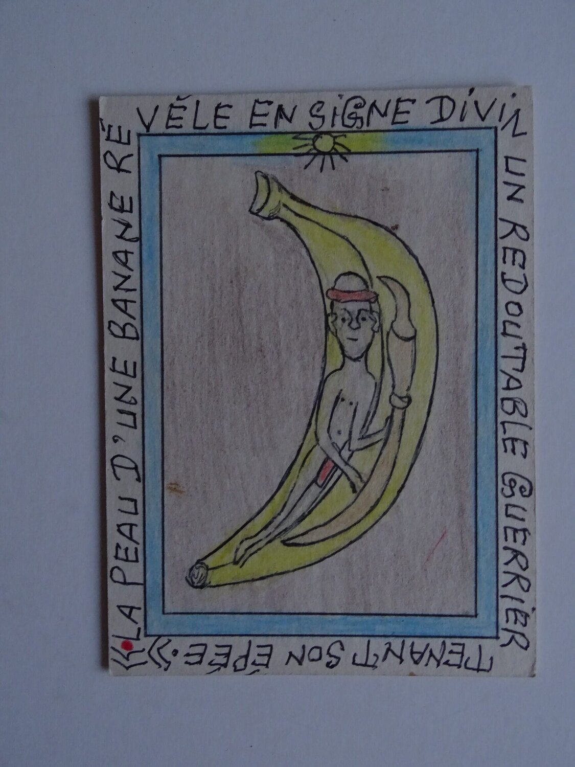 Banana Frédéric Bruly Bouabré Œuvre sur papier à vendre