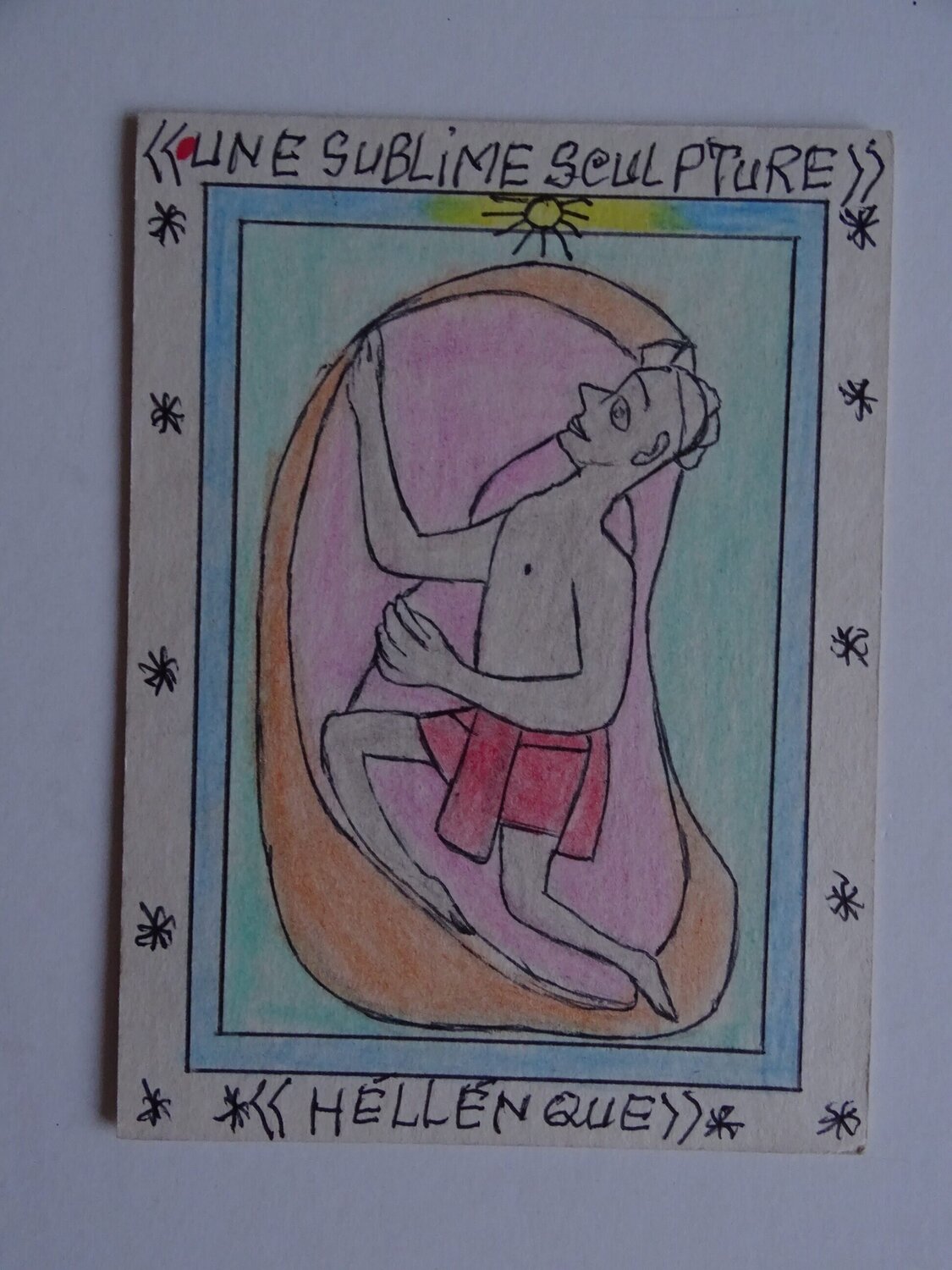 Man Frédéric Bruly Bouabré Œuvre sur papier à vendre