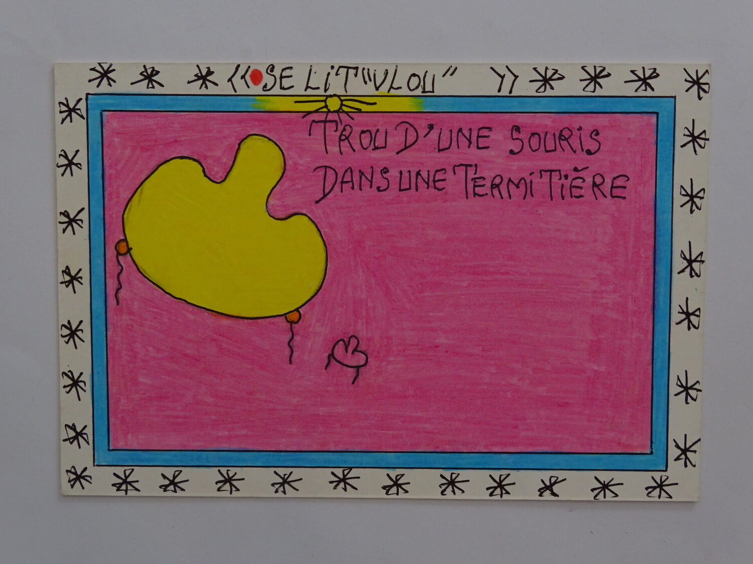 Termitere Frédéric Bruly Bouabré Œuvre sur papier à vendre