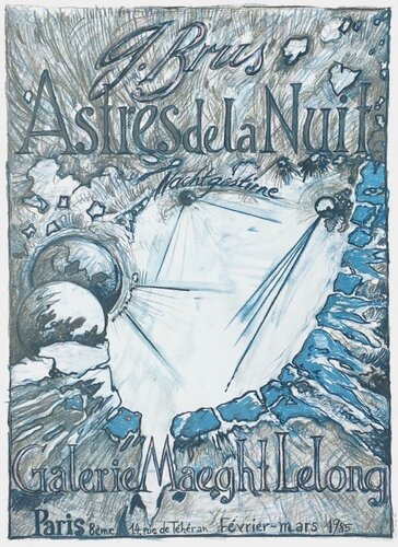 Expo 85 - Galerie Maeght Lelong by Günter Brus, Print for Sale on Singulart