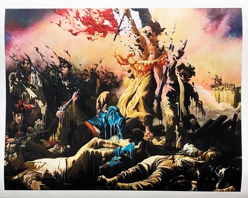 Barricade by BRUSK, Print for Sale on Singulart