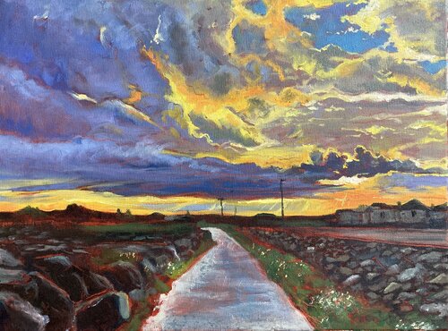 Ireland on Canvas 2 van Christina Symes, Schilderij te koop op Singulart
