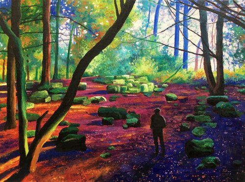 Forest Glade 3 von Christina Symes, Malerei kaufen auf Singulart