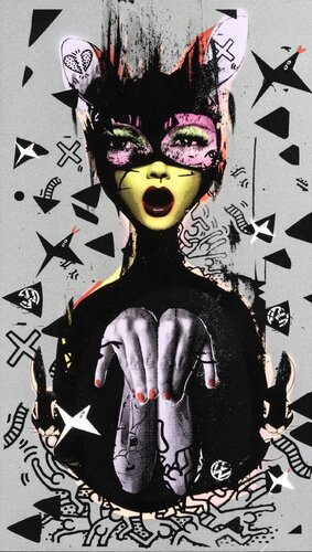 Eyes Glanced At Hidden Desires by Miss Bugs, Print for Sale on Singulart