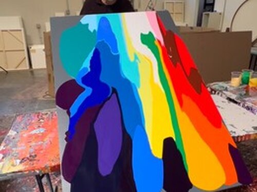 Sun River by Simon Bull, Painting for Sale on Singulart