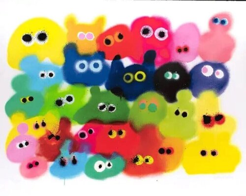 School Photo van Jon Burgerman, Afdruk te koop op Singulart