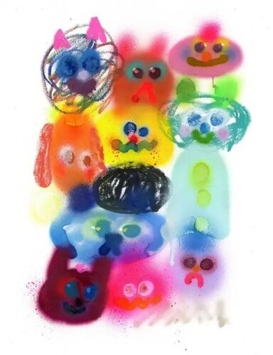 Earthlings by Jon Burgerman, 版畫 for Sale on Singulart