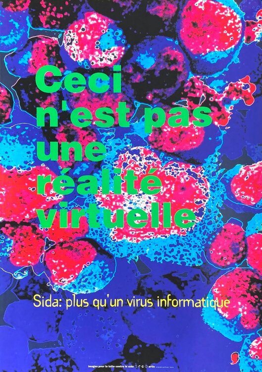 Ceci n'est pas une réalité virtuelle (SIDA) Victor Burgin