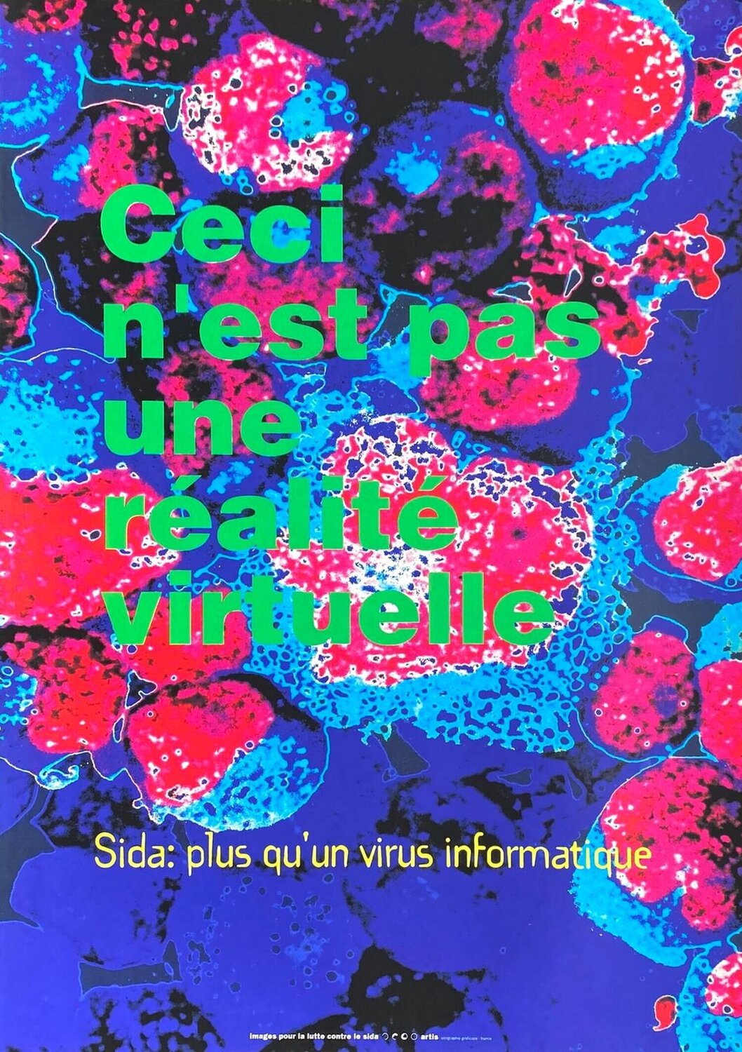 Ceci n'est pas une réalité virtuelle (SIDA) Victor Burgin Druck zu verkaufen