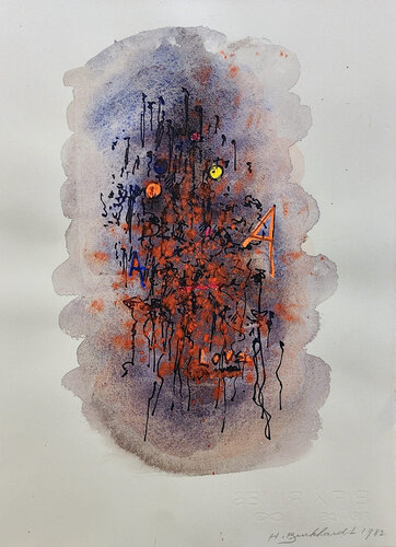 A and A with love di Hans Burkhardt, Opera su carta in vendita su Singulart