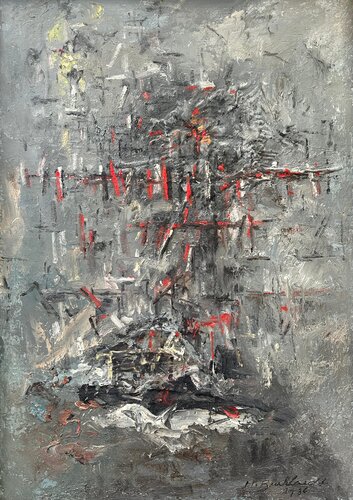 The tree of life van Hans Burkhardt, Schilderij te koop op Singulart