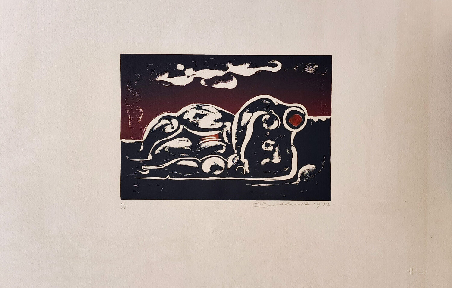 Reclining figures Hans Burkhardt